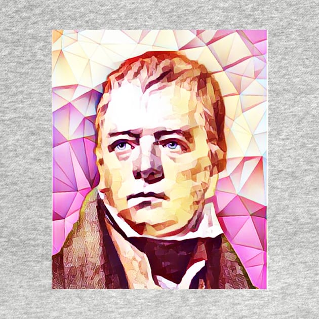 Walter Scott Pink Portrait | Walter Scott Artwork 13 by JustLit